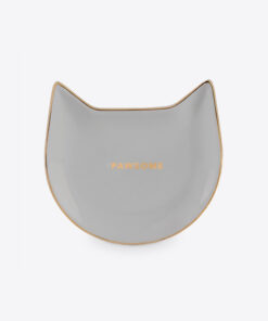 Pawsome Gray Ceramic Tea Tray